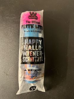 The Frite Lite Flashlight Wienerschnitzel Halloween Original Packaging 2015 features a unique and eye-catching purple color, perfect for adding a spoo