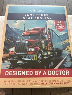Trucker seat cushion