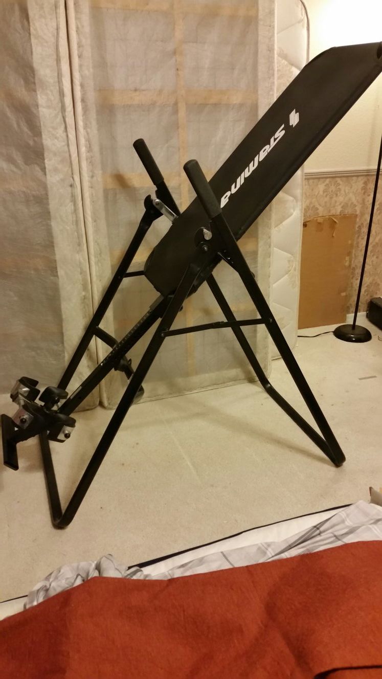 Stamina Inversion Table Station model #55-1527. Folds for storage, perfect condition