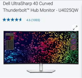 Dell UltraSharp 40 Curved ThunderboltTM Hub Monitor - U4025QW