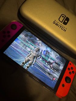 Switch OLED with accessories