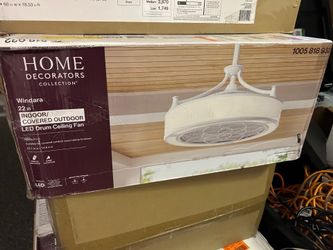 Ceiling fans with light LED and remote control