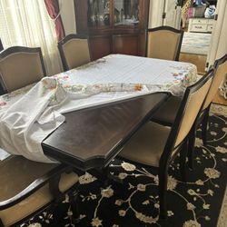 Dining table and chairs