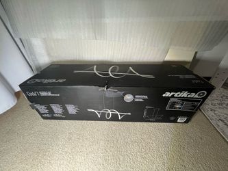 Artika Coda LED Pendant Light, new in the sealed box. Video for show only.