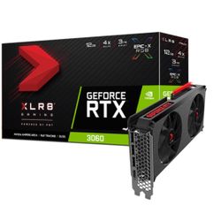 ****Used Like New**** PNY GeForce RTX™ 3060 12GB XLR8 Gaming REVEL EPIC-X RGB™ Dual Fan Edition