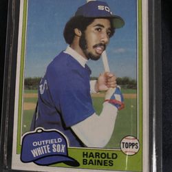 Harold Baines Rookie Card