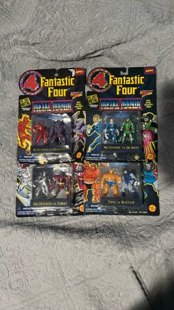 ToyBiz Fantastic Four Metal Mania Complete Set