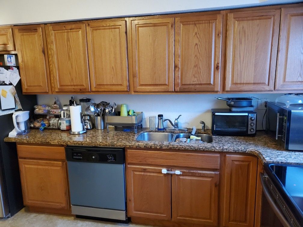 Kitchen cabinets and granite countertop for sale