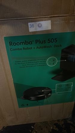 Roomba Plus 505 - Combo Robot + auto wash deck - Brand New in box