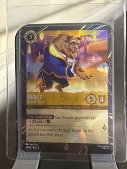 Disney Lorcana Beast Gracious Prince Promo Card LE Event NM