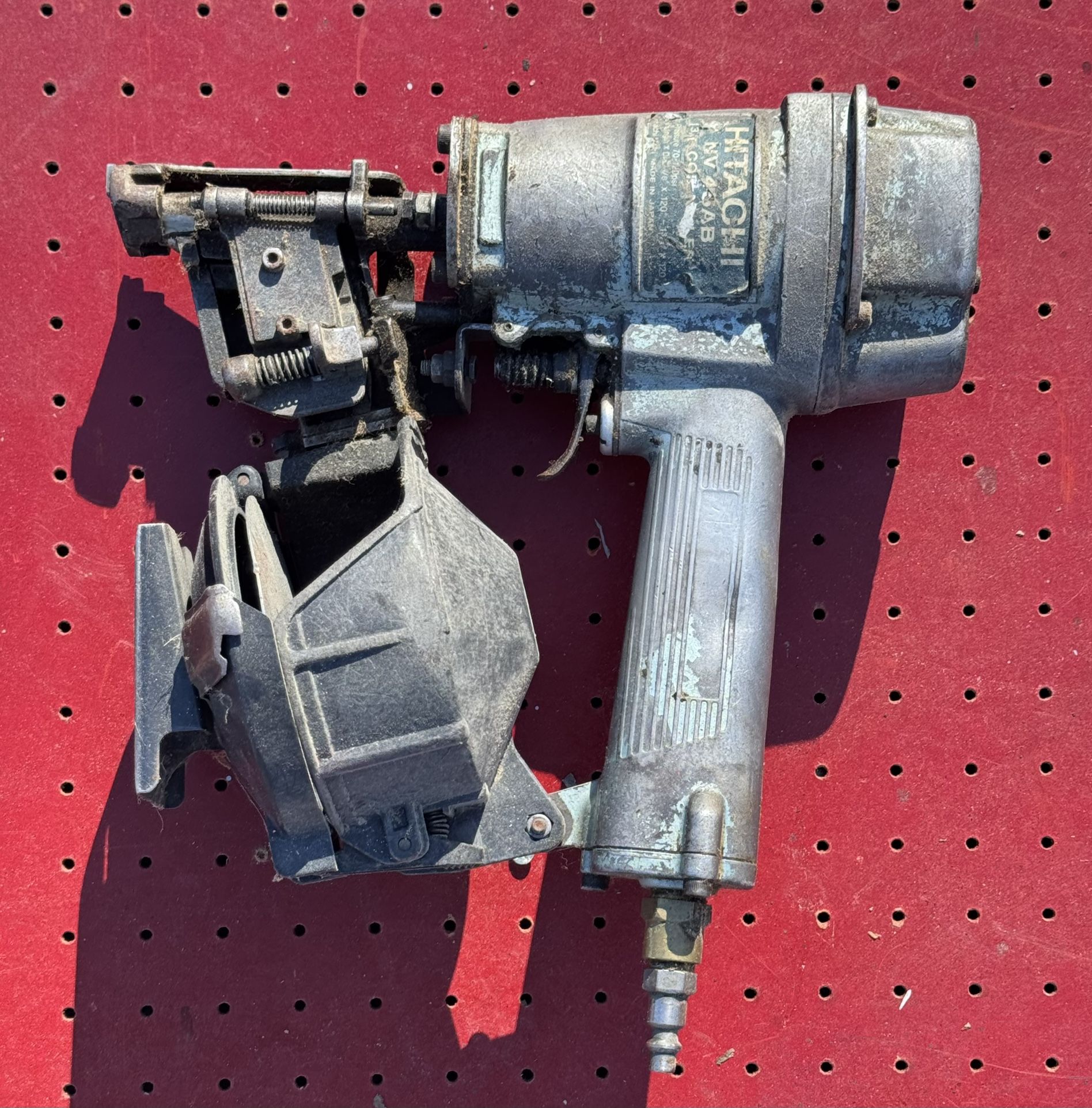 Vintage Original Hitachi NV45AB Roofing Nailer Nail Gun