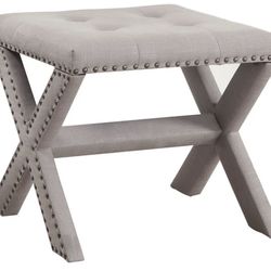 Ottoman, Taupe Grey