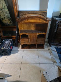 Wood secretary  desk