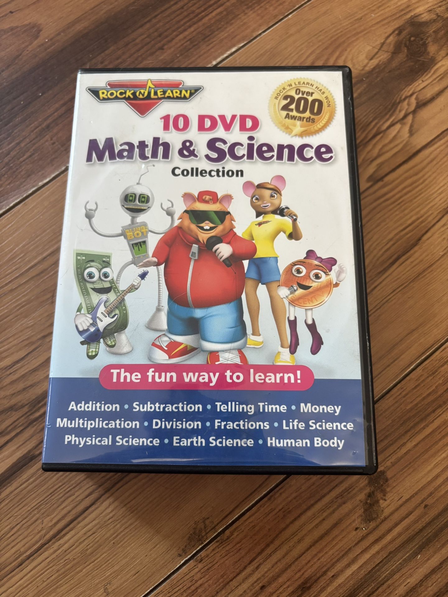 Rock 'N Learn 10 DVD Math & Science Collection *Brand New Sealed*