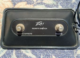 Peavy Selector Switch foot pedal Reverb/Effects