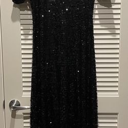 BCBGMAXAZRIA Black Sequin Dress