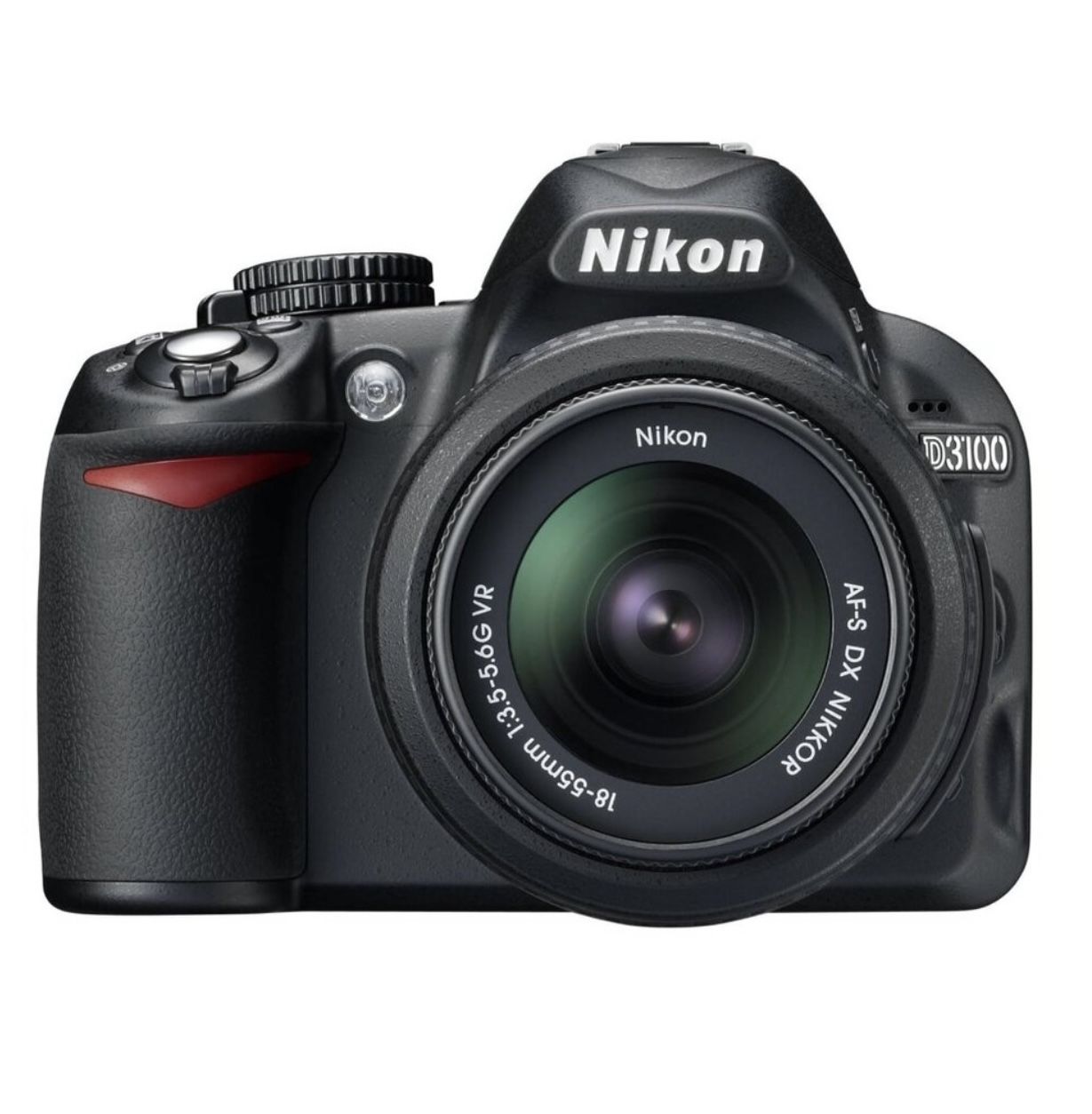 EUC Nikon D3100 14.2MP DSLR Camera with AF-S DX 18-55mm f/3.5-5.6 VR Zoom Lens