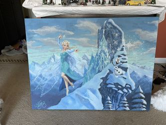Commissioned “Frozen” Painting
