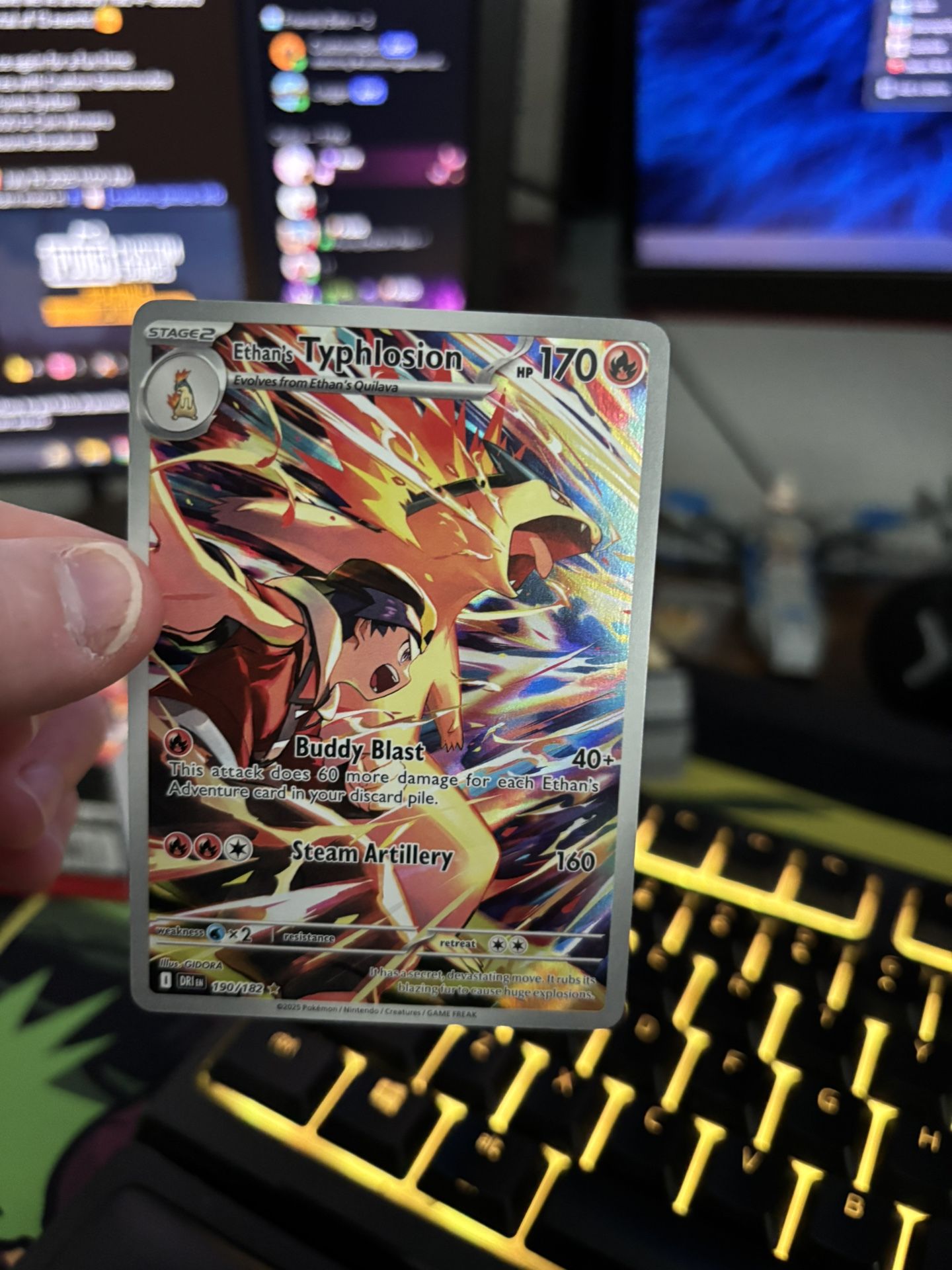Ethan’s Typlosion Pokemon