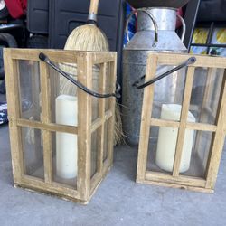 Wood Lanterns