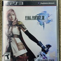 Final Fantasy XIII (Sony PlayStation 3, 2010) PS3 Complete TESTED/Works
