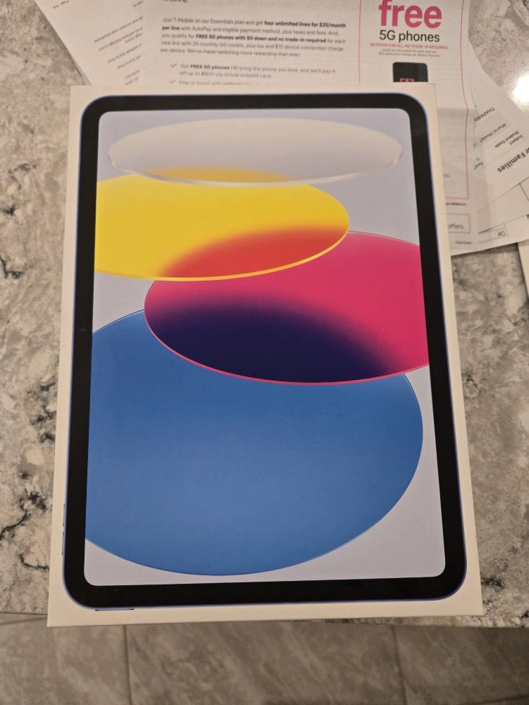 256 GB - iPad - 10th Gen - Box Only