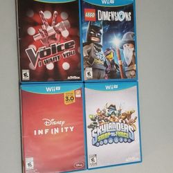 Nintendo wii u video games voice lego skylanders infinity