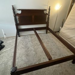 Vintage Wooden California King bed