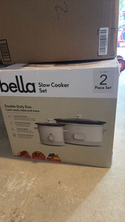 New Crock Pot Set for 2 qt and 6 qt by Bella