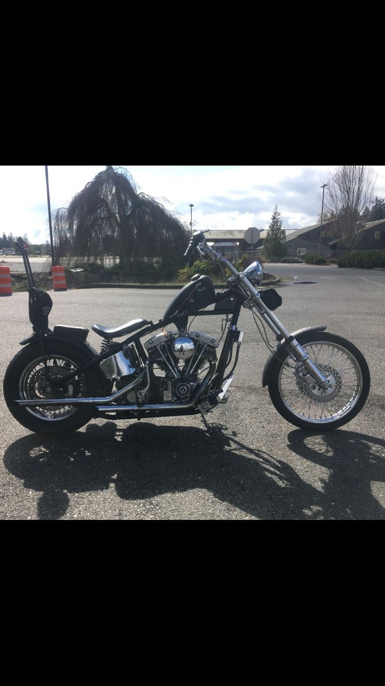 Harley Davidson Shovelhead Chopper For Sale 