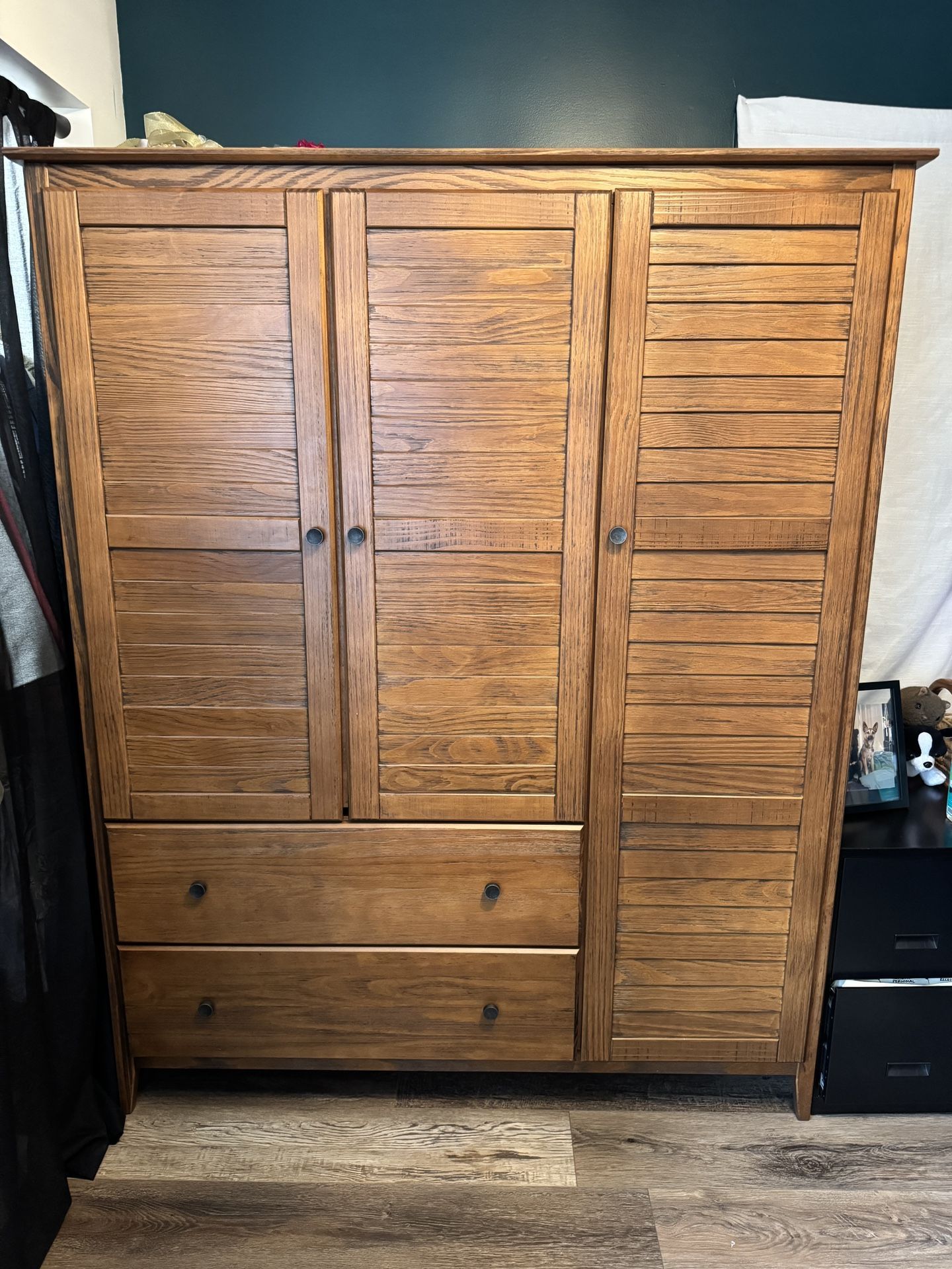 Large Wood Armoire
