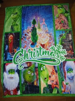 Christmas Grinch Blanket 