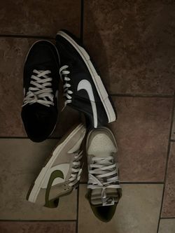 Dunks size 9/ 40 for both