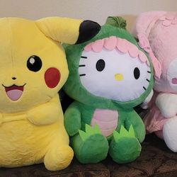 Large plushies $85each