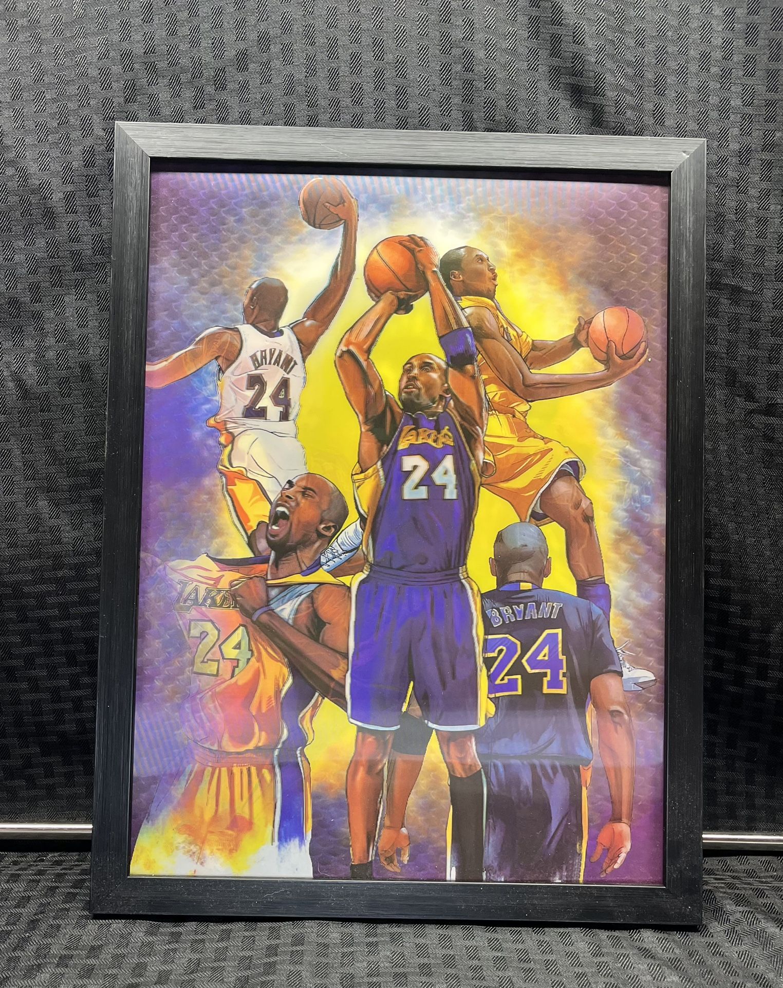 Kobe Bryant Framed 3D Holographic Wall Art