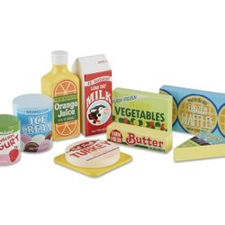 Brand New Melissa & Doug Wooden Fridge Food