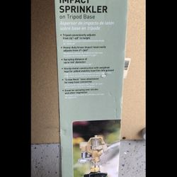 Brass Impact Sprinklers On Tripod 