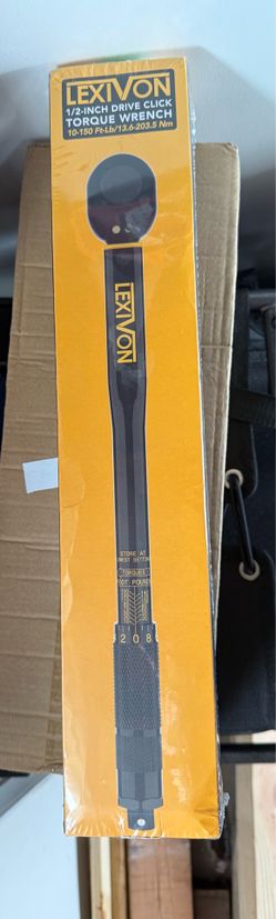 New Lexivon 1/2" Drive Torque Wrench 10-150 ft-lb