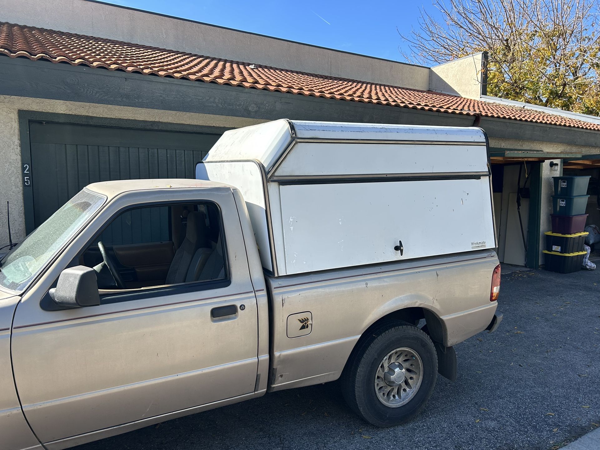1996 Ford Ranger Camper Shell for Sale in Riverside, CA - OfferUp