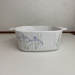 Corning Ware Corelle Shadow Iris Square Casserole Dish A-11/2-B 1.5L No Lid
