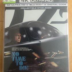 007 No Time To Die Steelbook 4k Ultra HD