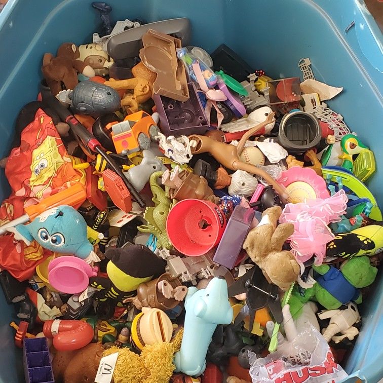 2 Totes Of Free Toys
