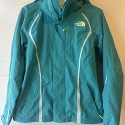 The North Face Hyvent Jacket Teal Aqua 