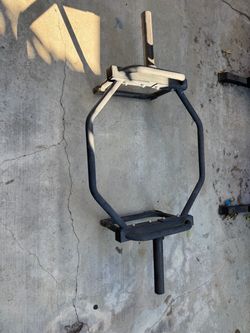 Olympic Trap & shrug bar with elevated grip