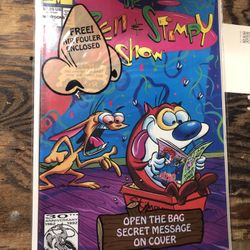 Ren  And Stumpy In Bag NM Condition 