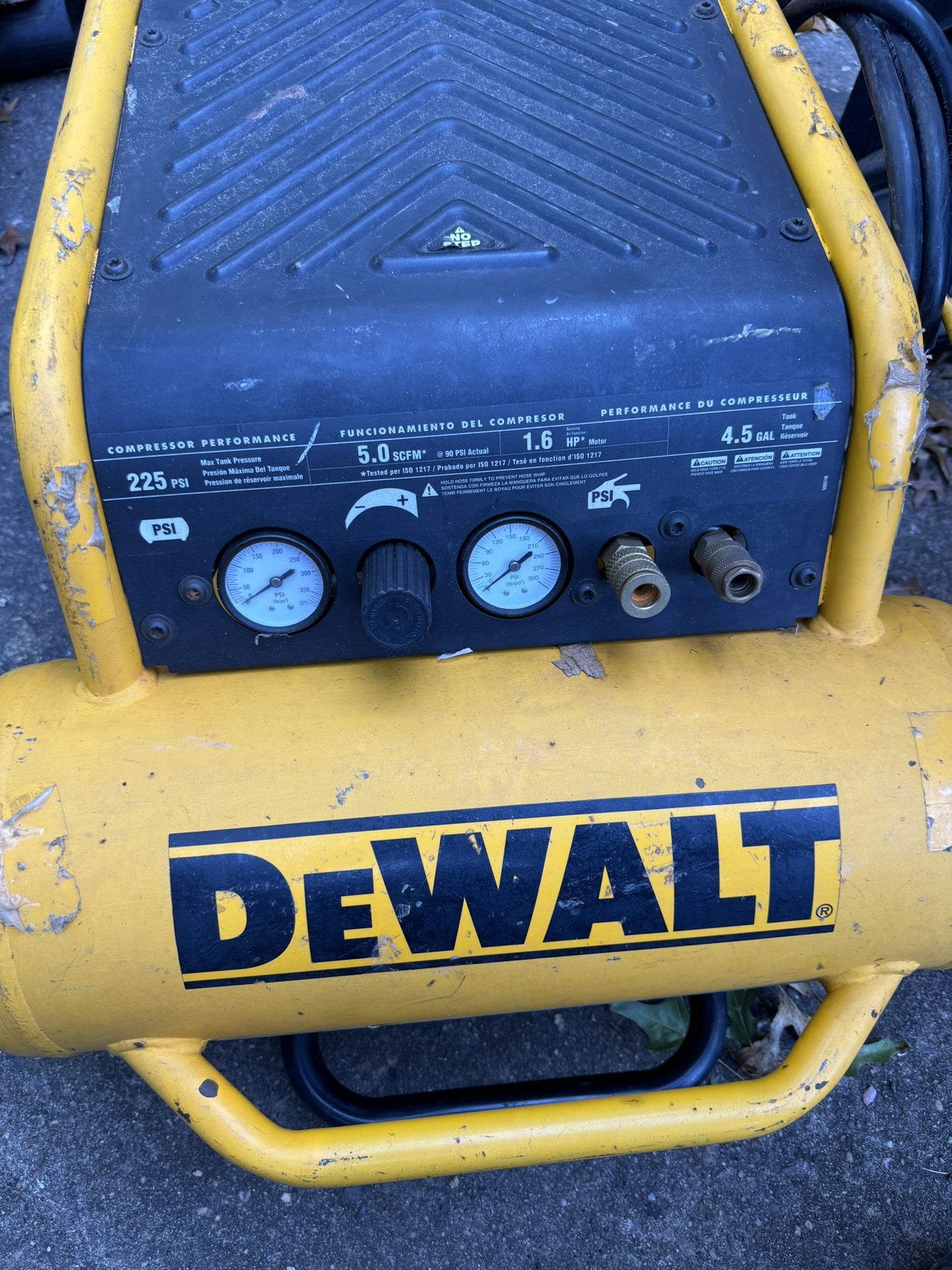 Dewalt Air Compressor As Pictured
