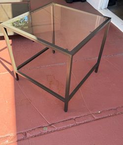 Free IKEA glass table black