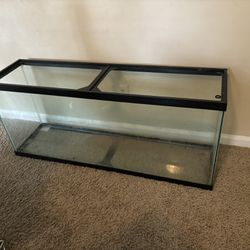 55 Gallon Fish Tank- Make Offer - No Lid Or Stand