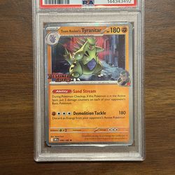 TEAM ROCKET'S TYRANITAR PSA 8