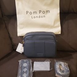 Brand New With Tags Pom Pom London Original Plus Slate Blue Bundle